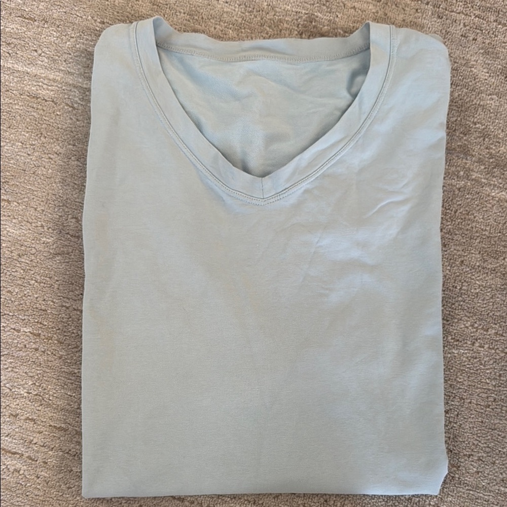 Bylt Light Blue V-Neck T-Shirt